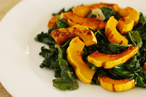 Roasted Squash With Lemon-Tahini Sauce