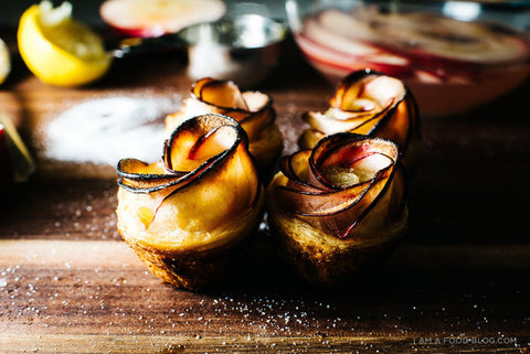 Mini Puff Pastry Apple Roses