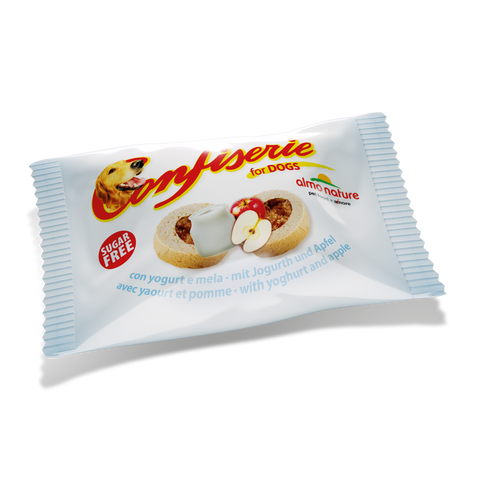 Confiserie - Sugar Free Oven baked Dog Treats with a soft apple and yogurt,  Pack of 50 x 20g